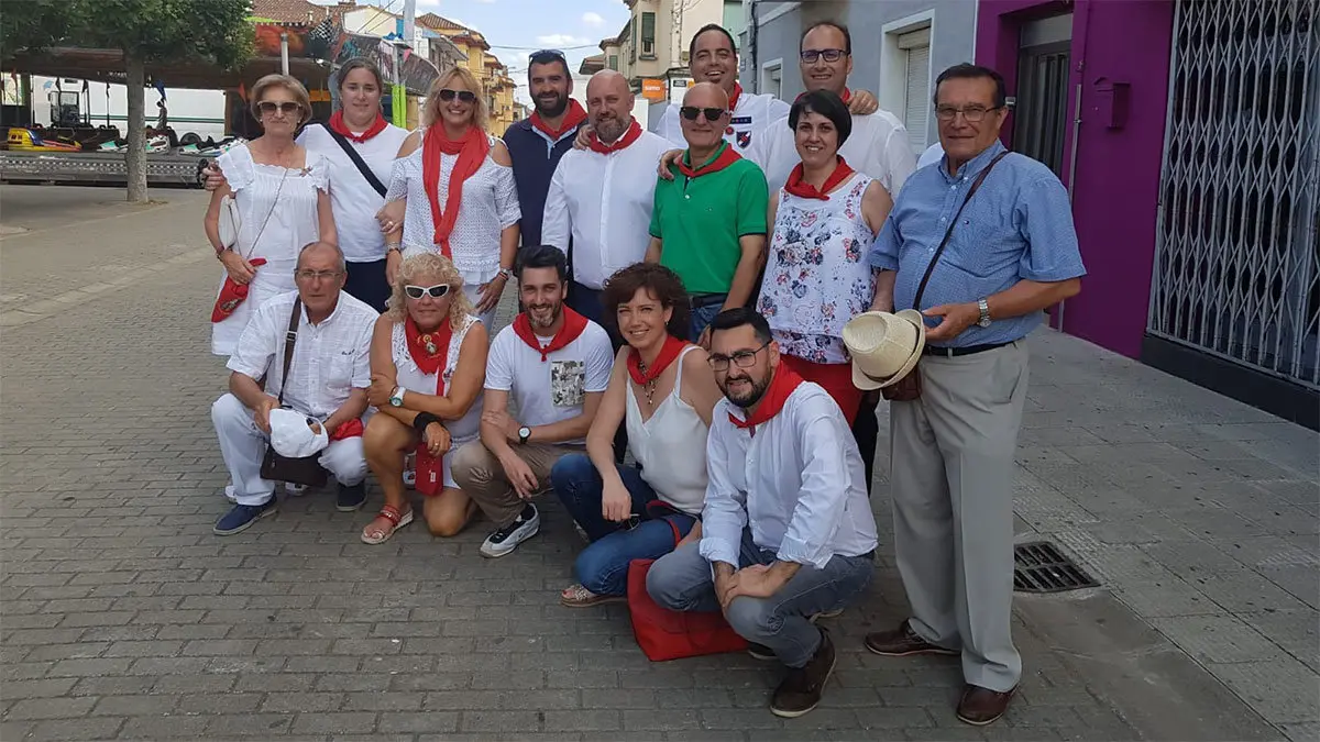 Visita de la ejecutiva regional del PSN a Castej&oacute;n
