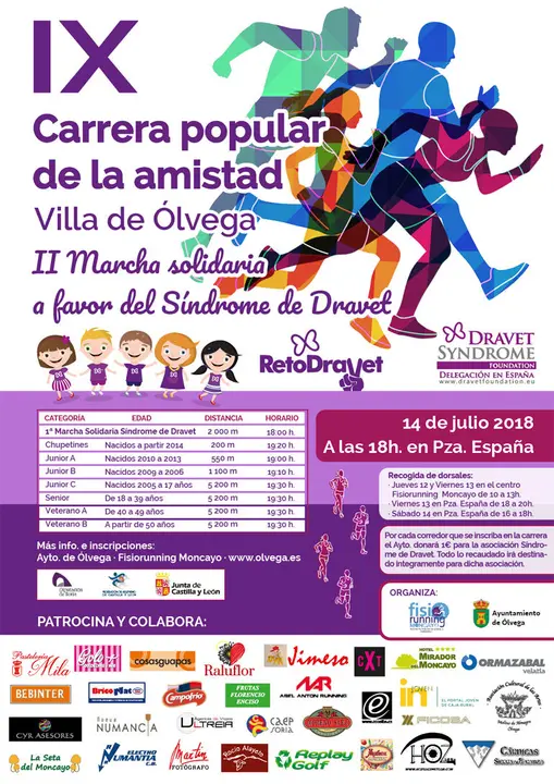 IX Carrera popular de la amistad en &Oacute;lvega