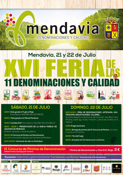 XVI Feria de las 11 Denominaciones y Calidad en Mendavia