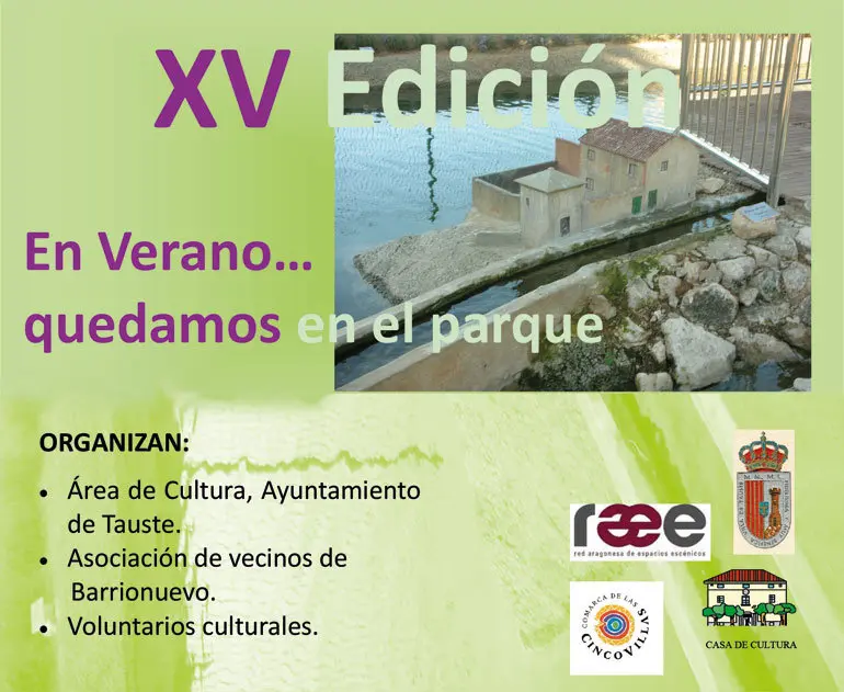 XV En verano&hellip; quedamos en el parque de Tauste