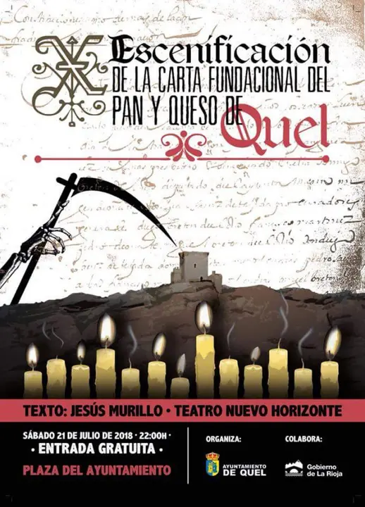 X Escenificacion de la carta fundacional del Pan y Queso de Quel