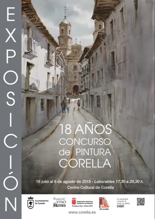Exposici&oacute;n en Corella '18 a&ntilde;os concurso de pintura'