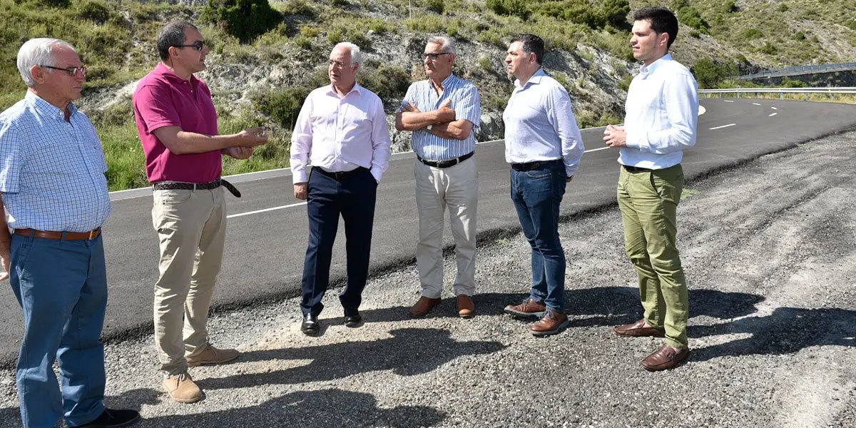 Visita del presidente de La Rioja a las obras