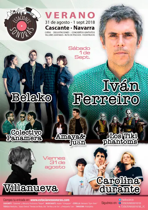 Cartel Estaciones Sonoras Verano
