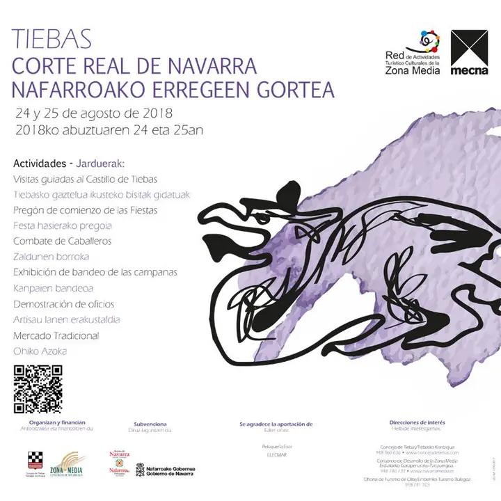 Fiesta medieval 'Corte Real de Navarra' en Tiebas