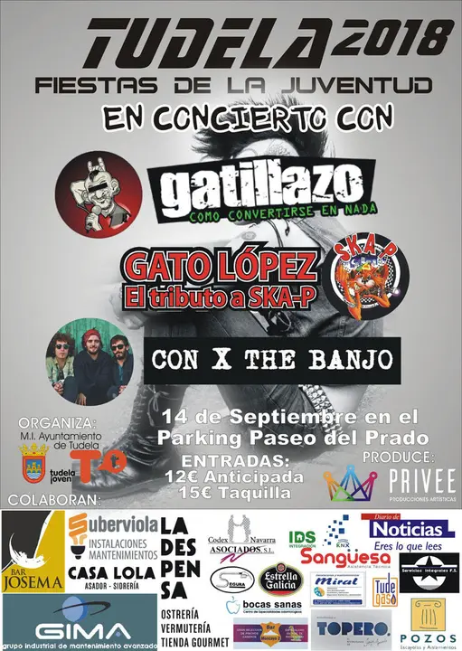Fiestas de la juventud 2018 en Tudela