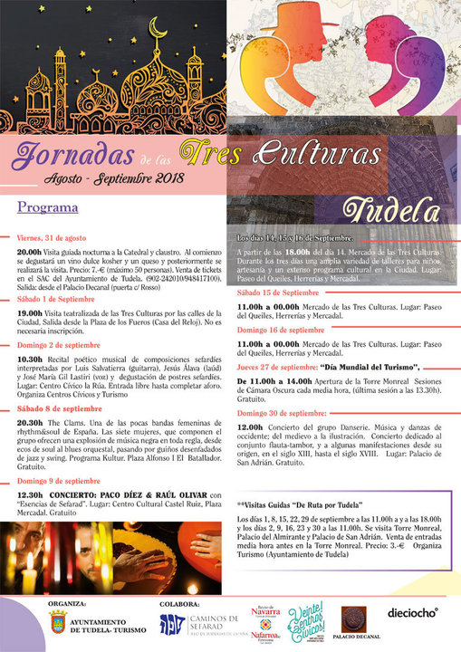 Jornadas de las Tres Culturas 2018 en Tudela