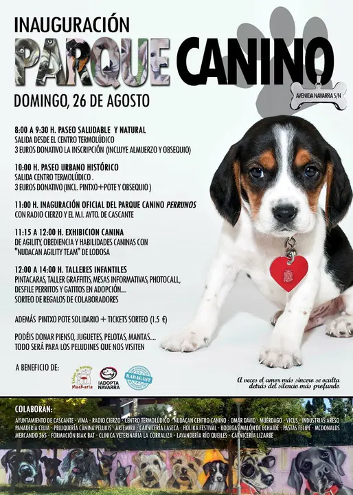 Inauguraci&oacute;n del parque canino de Cascante
