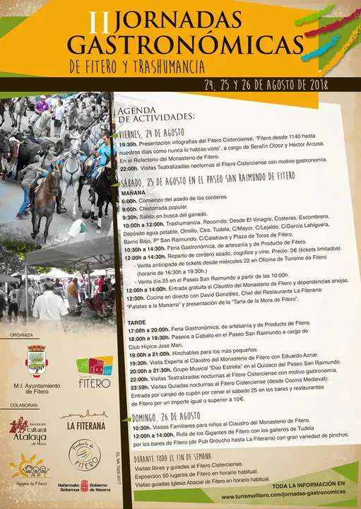 II Jornadas gastron&oacute;micas y trashumancia en Fitero