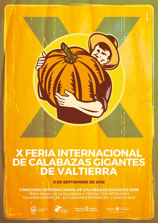 X Feria internacional de calabazas gigantes de Valtierra