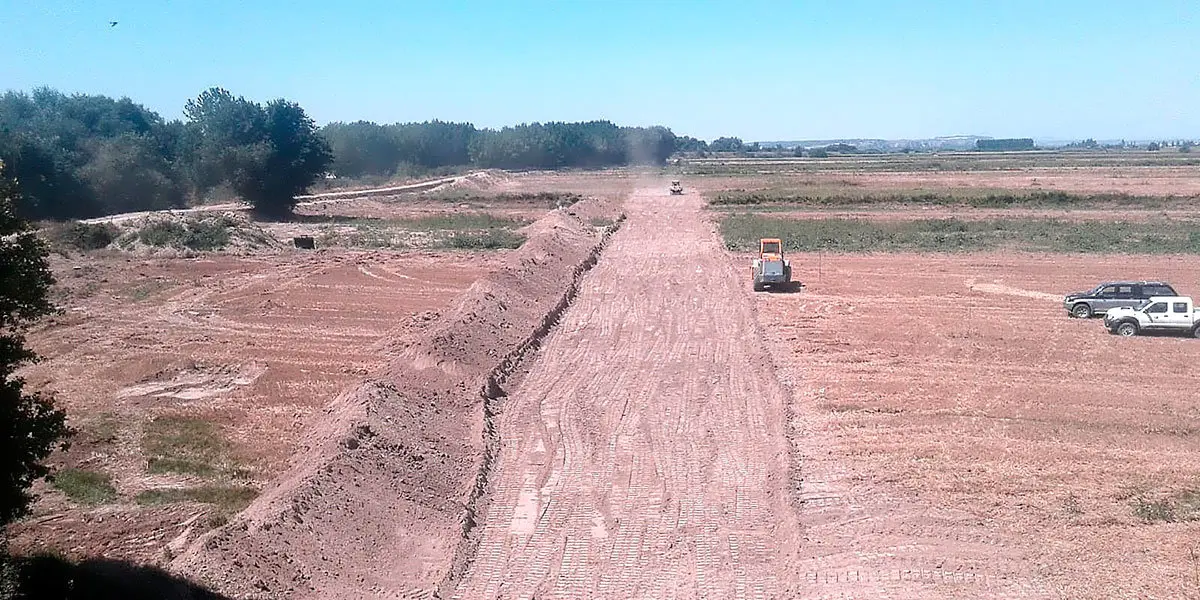 Retranqueo de la mota de Alfaro