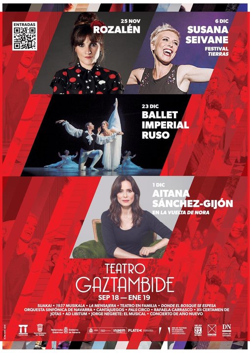 Programación septiembre 2018-enero 2019 del Teatro Gaztambide de Tudela