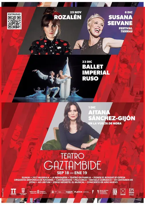 Programaci&oacute;n septiembre 2018-enero 2019 del Teatro Gaztambide de Tudela