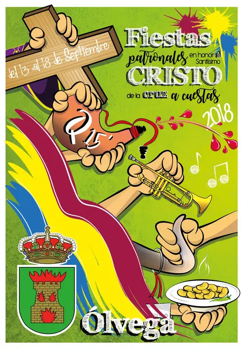 Fiestas patronales de &Oacute;lvega 2018 en honor al Sant&iacute;simo Cristo de la Cruz a Cuestas
