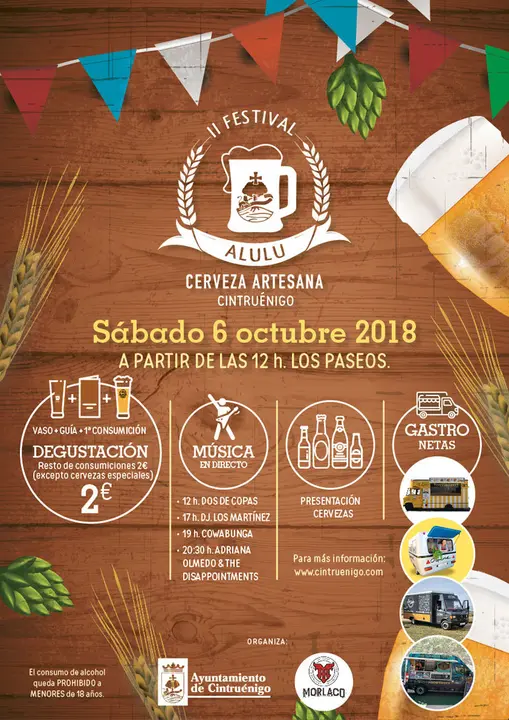 II Festival en Cintru&eacute;nigo de cerveza artesana ALULU