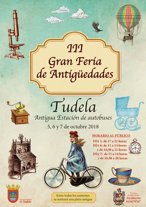 III Gran feria de antig&uuml;edades en Tudela
