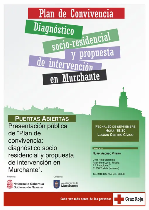 Presentaci&oacute;n p&uacute;blica del 'Plan de convivencia diagn&oacute;stico socio residencial y propuesta de intervenci&oacute;n en Murchante'
