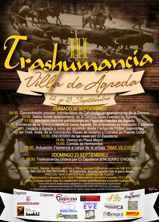 III Trashumancia 'Villa de &Aacute;greda'