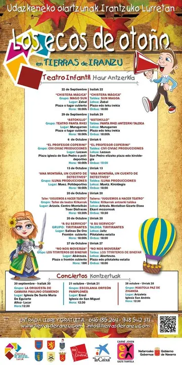 Teatro infantil 'Los Ecos de Oto&ntilde;o en Tierras de Iranzu'
