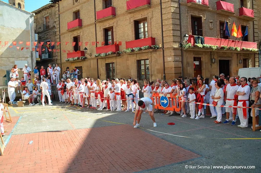 Fiestas de Corella'18, Concurso de lanzamiento de txapela - 4