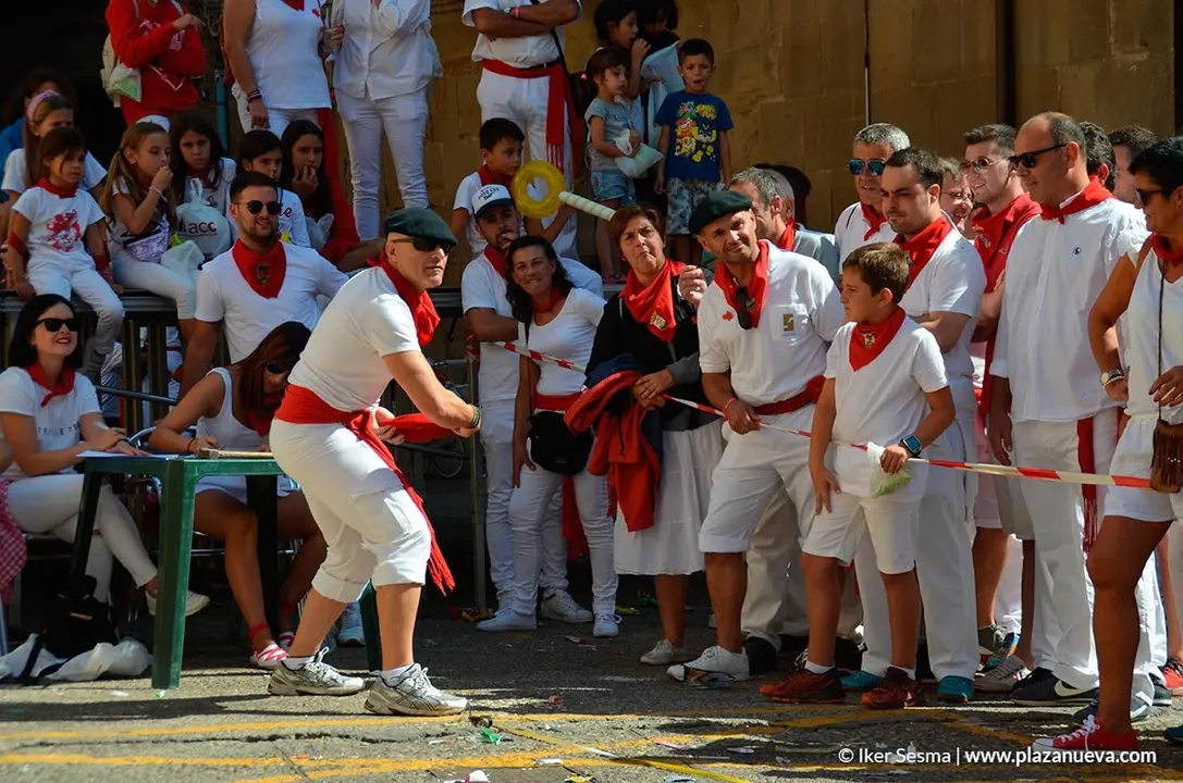 Fiestas de Corella'18, Concurso de lanzamiento de txapela - 8