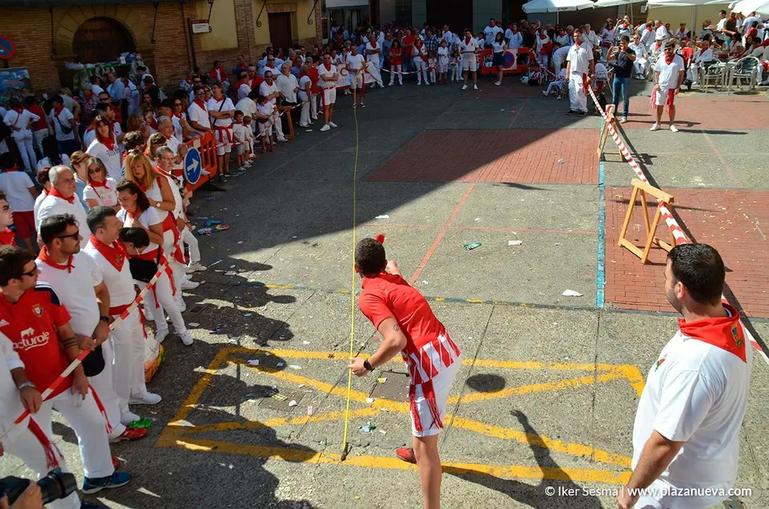 Fiestas de Corella'18, Concurso de lanzamiento de txapela - 9