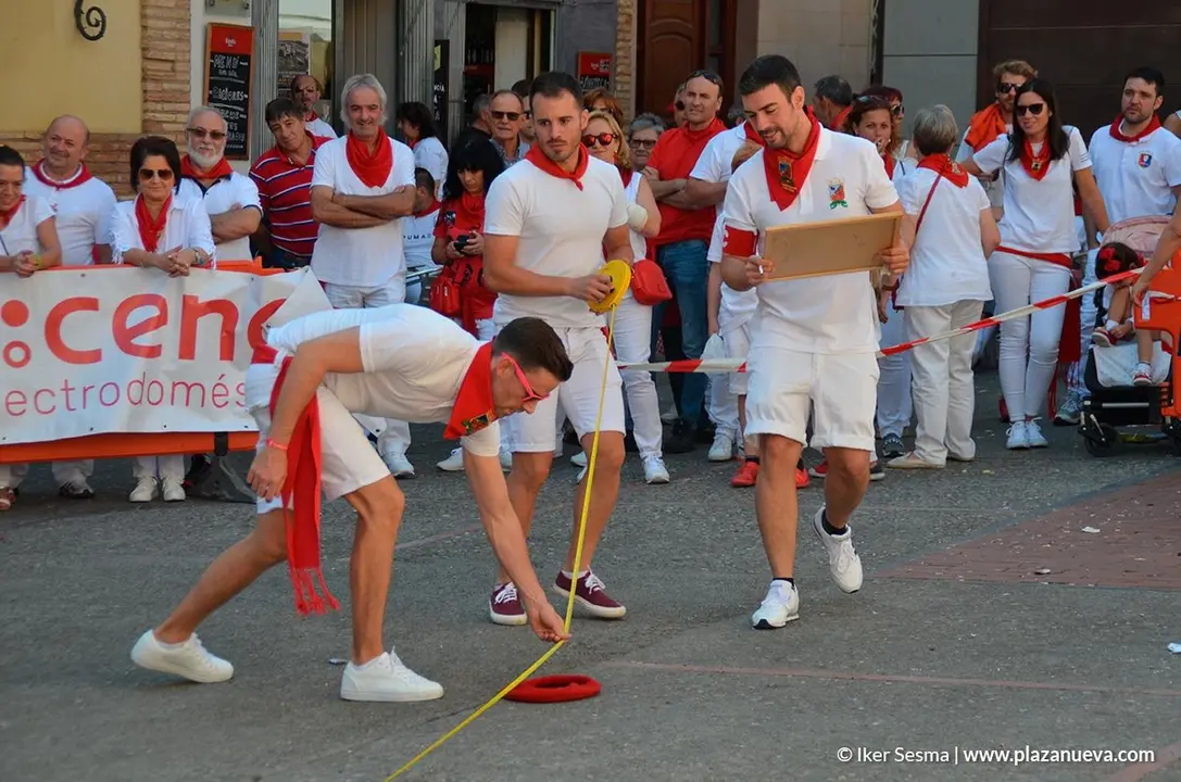 Fiestas de Corella'18, Concurso de lanzamiento de txapela - 11