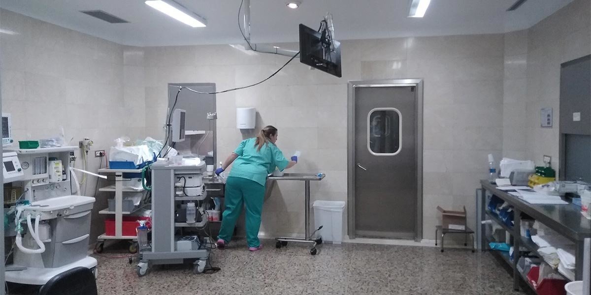 Sala de Endoscopia del Hospital de Tudela