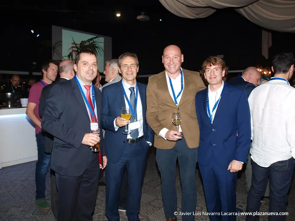 Javier Andueza (Mutua Navarra), Tom&aacute;s Caballero (Iberdrola), Vicente Cord&oacute;n (GIMA), y Gonzalo Mu&ntilde;oz (Mateo Mu&ntilde;oz)