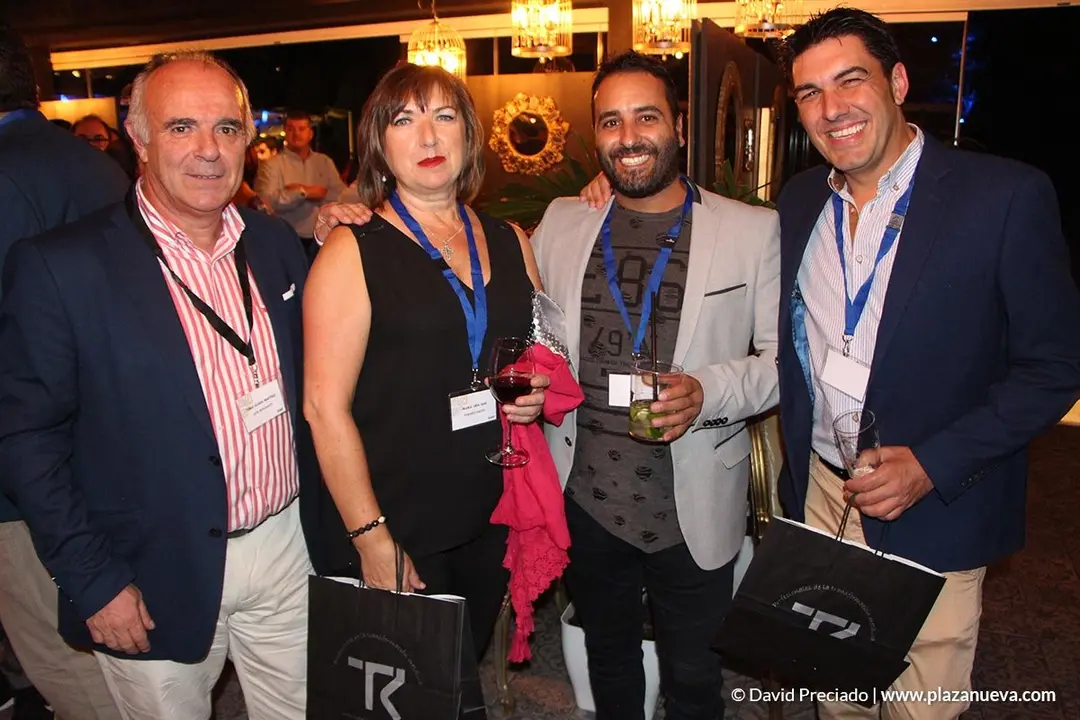 Tom&aacute;s Aguado (Ayuntamiento Murchante), Blanca Orta, V&iacute;ctor Hugo Sim&oacute;n &lsquo;Pirulo&rsquo; y Roberto Hern&aacute;ndez (Alimentaci&oacute;n Charo)