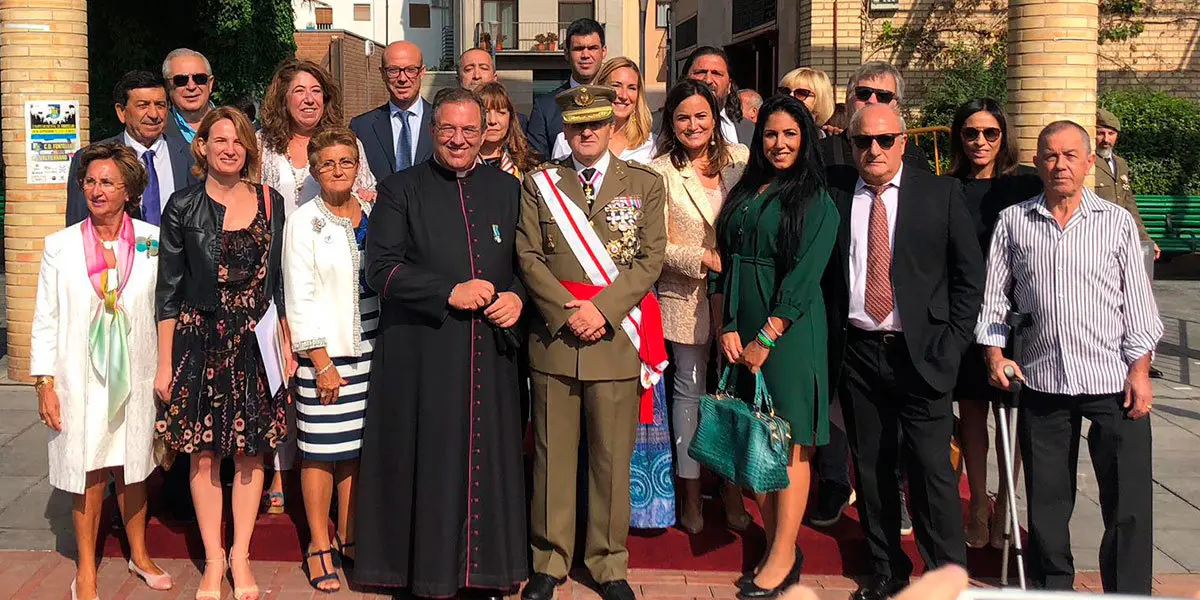 Representantes del PPN en la Jura de Bandera