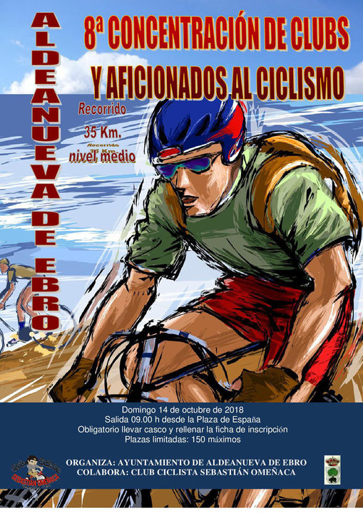 XVIII Concentración en Aldeanueva de Ebro de clubs y aficionados al ciclismo