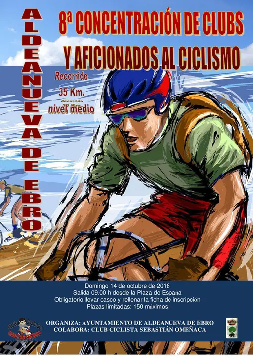 XVIII Concentraci&oacute;n en Aldeanueva de Ebro de clubs y aficionados al ciclismo