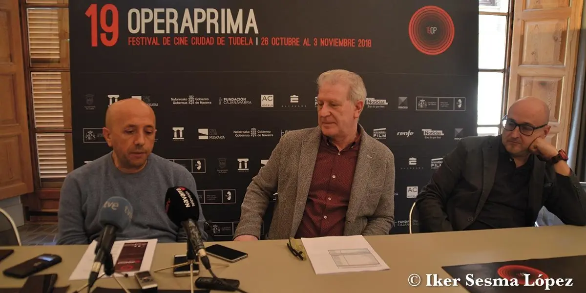 Luis Alegre, Javier G&oacute;mez Vidal y Julio Mazarico en la presentaci&oacute;n