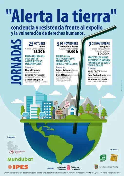 Jornadas en Tudela 'Alerta la tierra'
