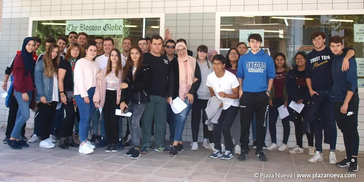 Alumnado del Ciclo formativo de Grado Medio de Actividades Comerciales del Centro Polit&eacute;cnico Integrado ETI de Tudela