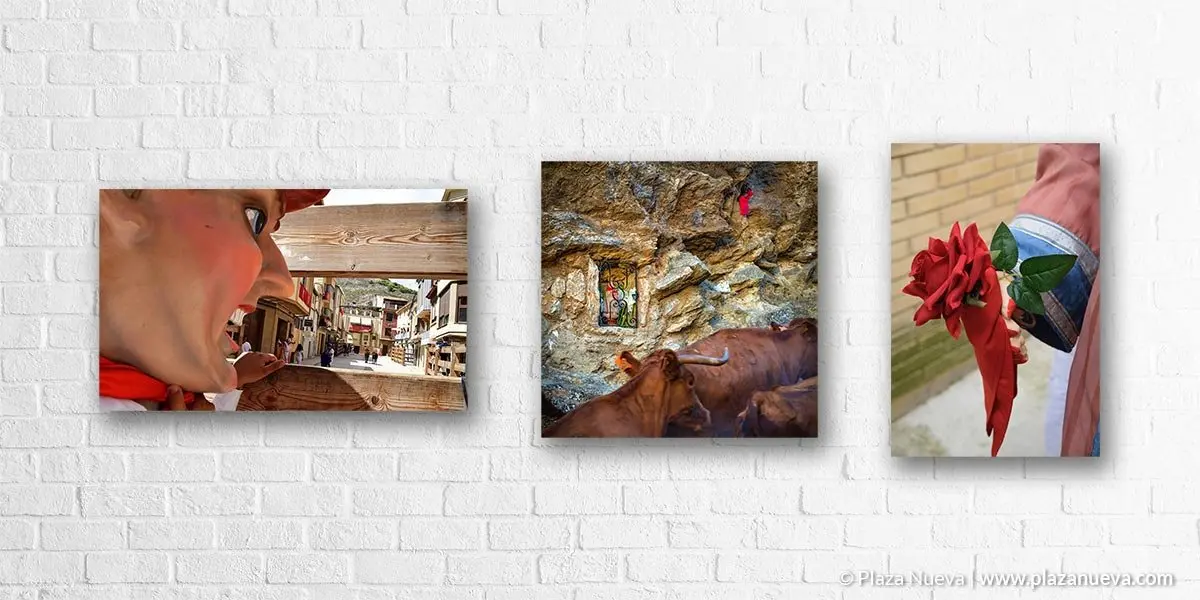 Las tres instant&aacute;neas premiadas en el III Concurso de Fotograf&iacute;a 'Fiestas de Falces'