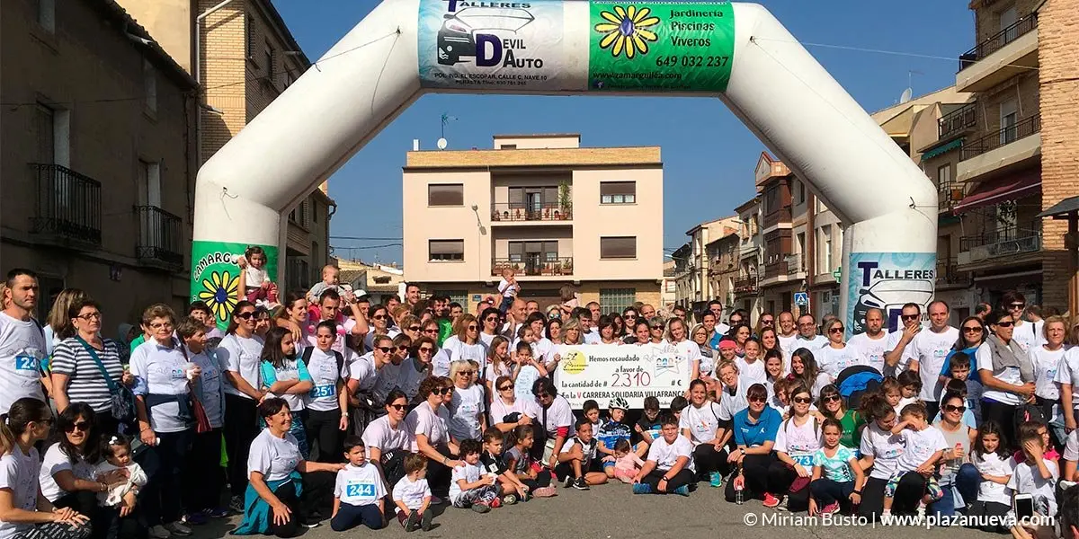 Carrera solidaria de Villafranca