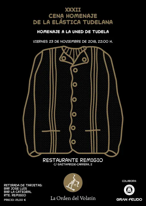 XXXII Cena de la El&aacute;stica en Tudela