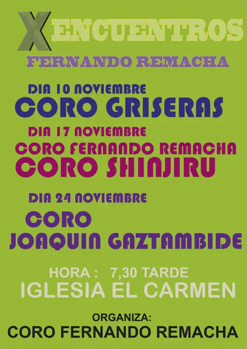 X Encuentros Fernando Remacha en Tudela