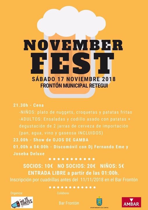 November Fest 2018 en Cortes