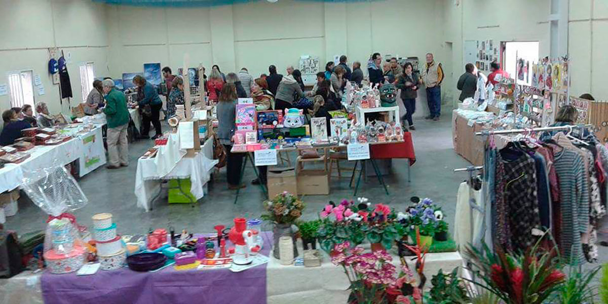 Feria de artesanía del año pasado en Las Pedrosas