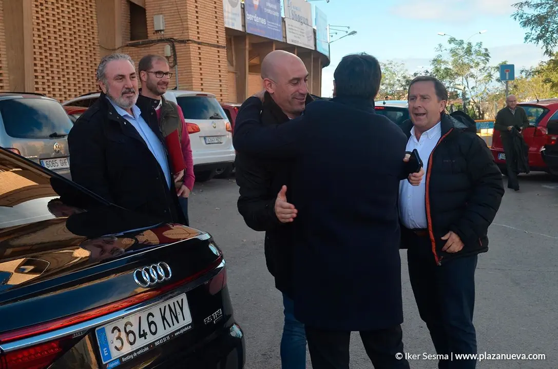 Luis Rubiales visita Tudela 1