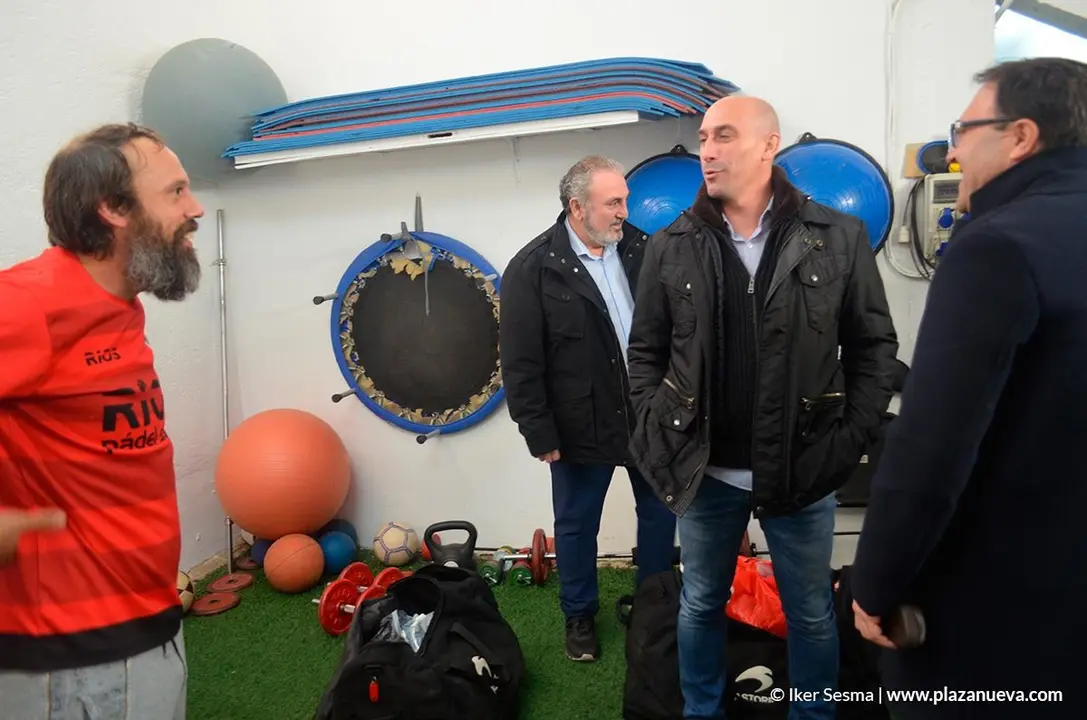 Luis Rubiales visita Tudela 6