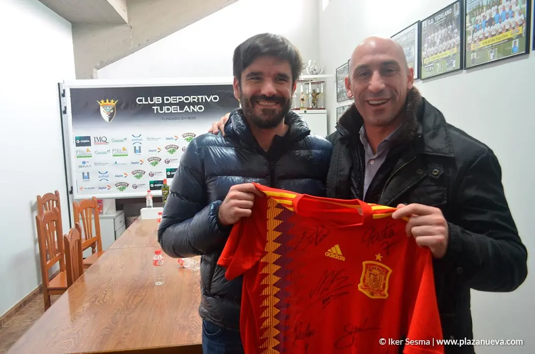 Luis Rubiales visita Tudela 9