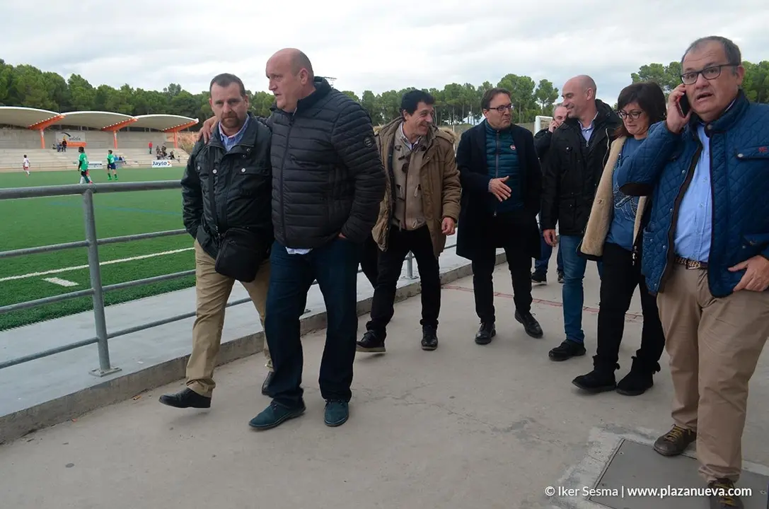 Luis Rubiales visita Tudela 12