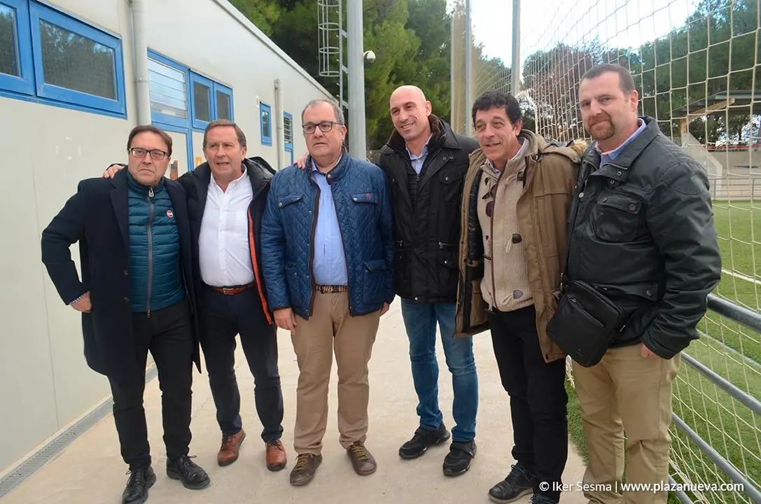 Luis Rubiales visita Tudela 16