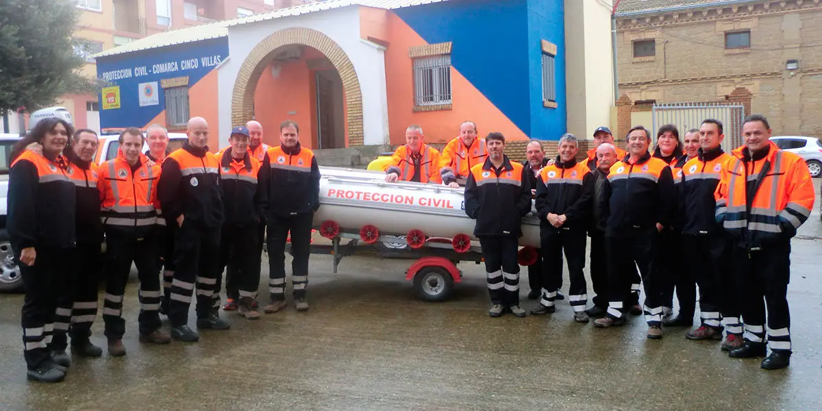 La Agrupaci&oacute;n de Voluntarios de Protecci&oacute;n Civil Comarca de las Cinco Villas cumple diez a&ntilde;os de vida este pr&oacute;ximo s&aacute;bado, 17 de noviembre