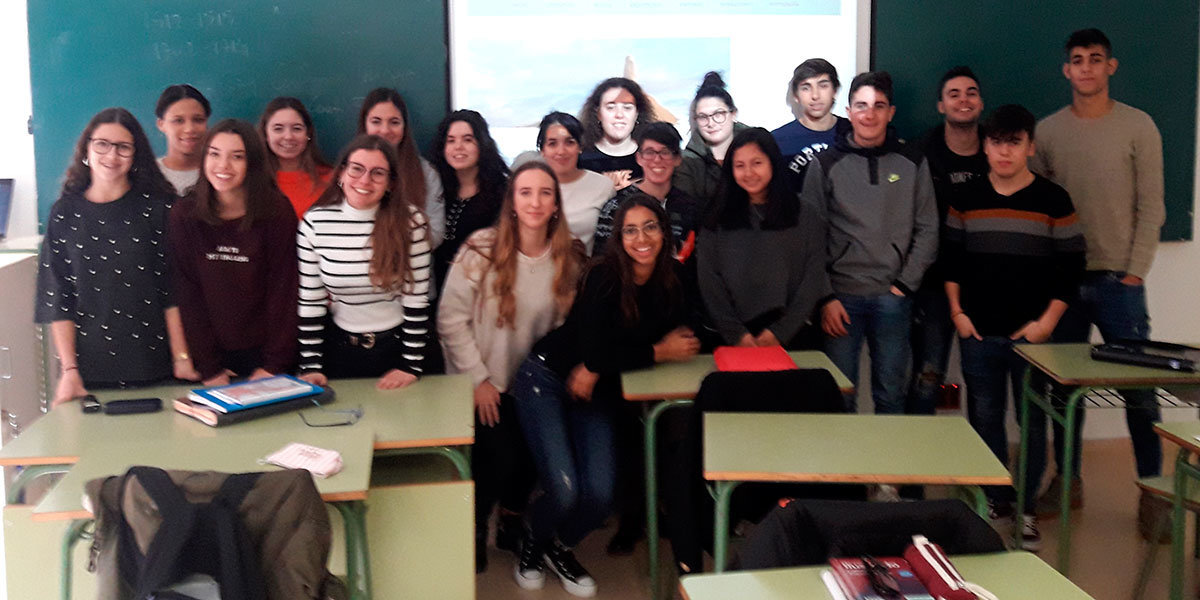 Alumnos del Valle del Ebro participantes en las páginas web 2