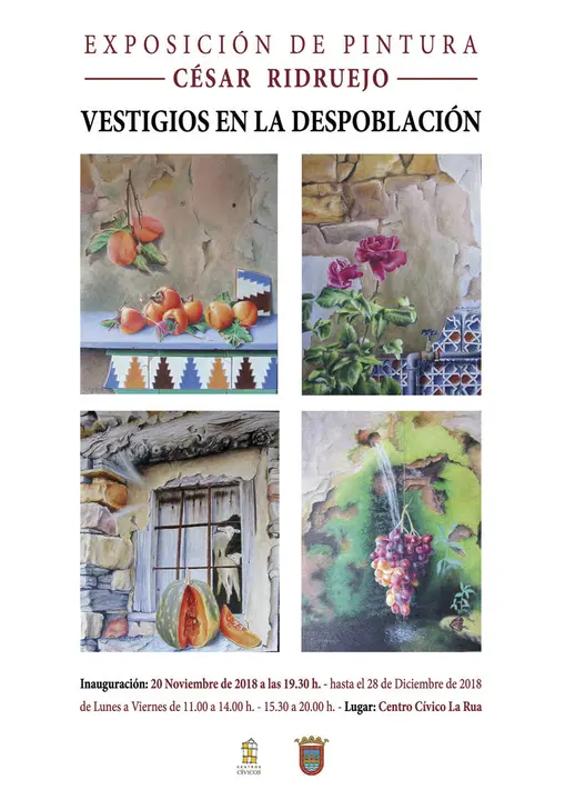 Exposici&oacute;n de pintura en Tudela 'Vestigios en la despoblaci&oacute;n' de C&eacute;sar Ridruejo